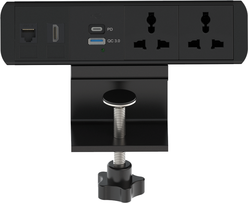 Ổ cắm điện gắn bàn Sinoamigo STS-C60B chính hãng